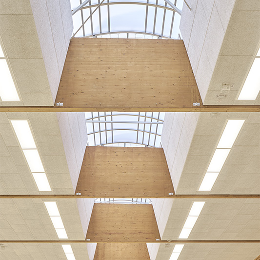 Oberlicht in der Sporthalle