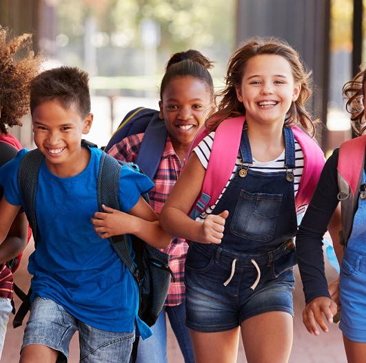 Schulkinder – Link zu Schulen und Betreuung