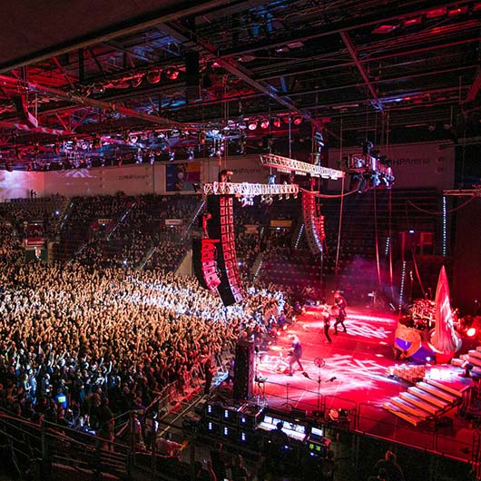 Rockkonzert in der MHPArena