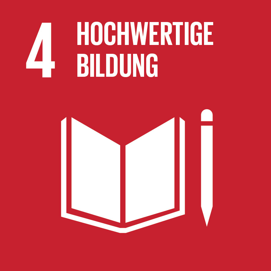 Logo SDG 4 SDG 4 - Hochwertige Bildung