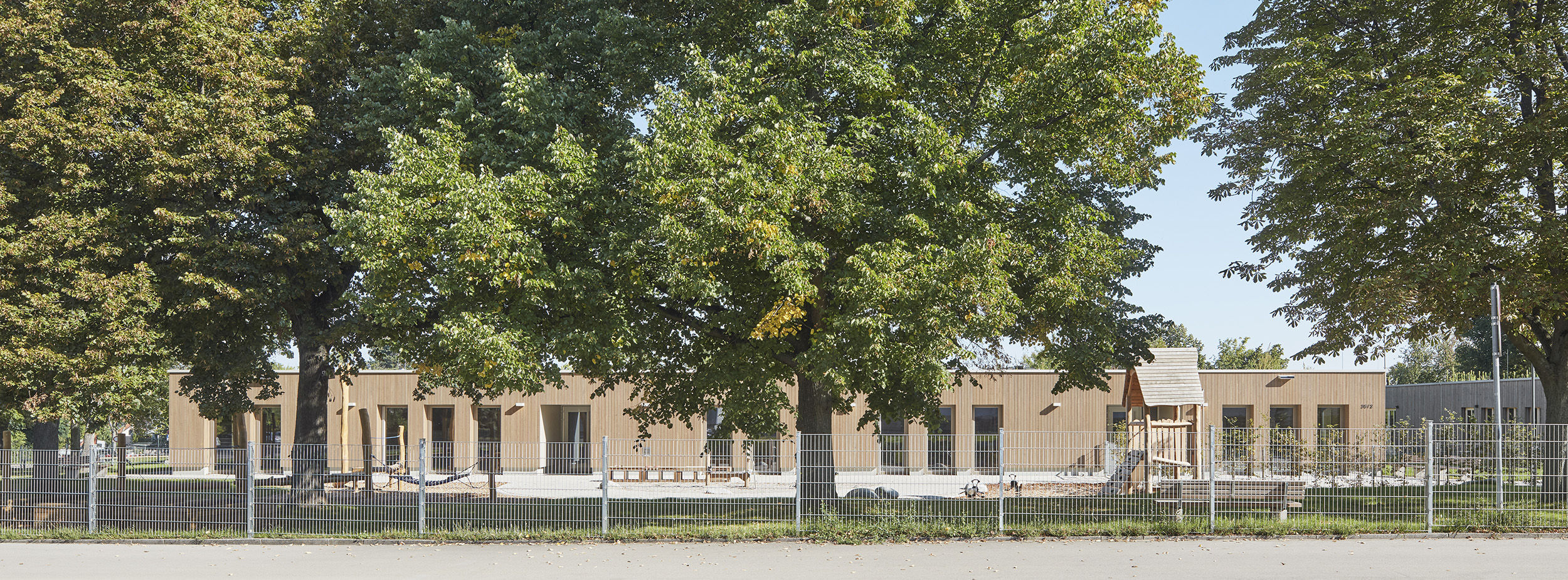 Außenansicht Nord Kindertagesstätte Brahmsweg Ludwigsburg