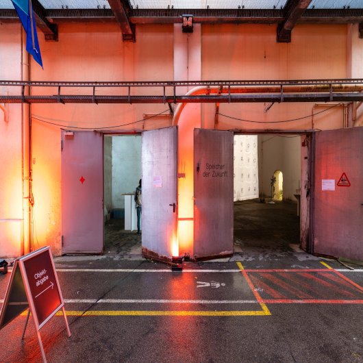 Eingang Gebäude 25 Franck Areal