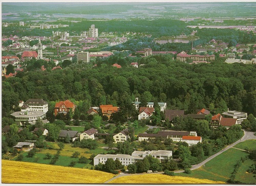 Blick aus die Karlshöhe, 1980er Jahre - Bild Stadtarchiv Ludwigsburg 