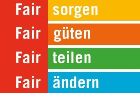 Fair-sorgen, Fair-güten, Fair-teilen, Fair-ändern Fair-sorgen, Fair-güten, Fair-teilen, Fair-ändern