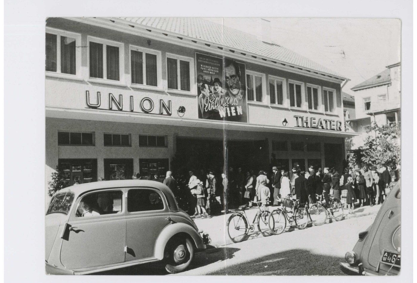 Eine histroische Aufnahme der Eröffnung des Union Kinos in Ludwigsburg.